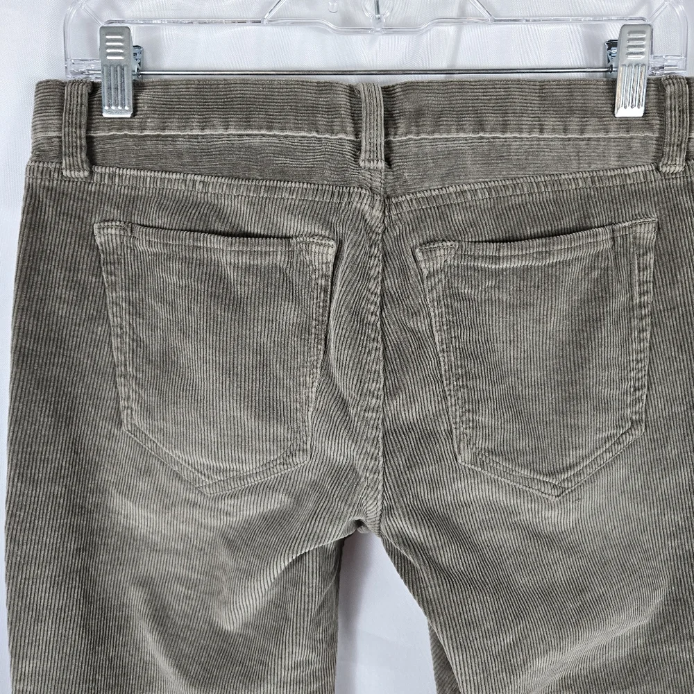Banana Republic Olive Green Taupe Skinny Stretch Corduroy Pants Mens Size 28